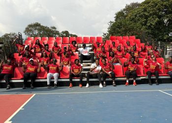 Shot from Giants of Africa All-Female Basketball Clinic in Ghana