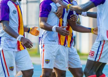 Hearts of Oak players celebrate goal Photo Courtesy: Hearts of Oak