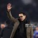 Liam Rosenior thanks the fans after the UEFA Conference League 2025/26 League Phase MD4 match between Racing Club de Strasbourg Alsace and Crystal Palace FC (Photo by Justin Setterfield/Getty Images)