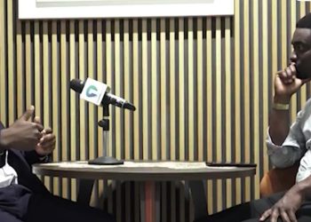 Bennard Abeiku Okyere with former GFA psychologist Dr Patrick Ofor