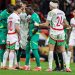 Morocco's Brahim Diaz and Senegal's Idrissa Gana Gueye in heated discussion about penalty decision during the Africa Cup Of Nations Final match between Senegal and Morocco at Prince Moulay Abdellah Stadium on January 18, 2026 in Rabat, Morocco. (Photo by Torbjorn Tande/DeFodi Images/DeFodi via Getty Images)