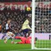 Thierno Barry of Everton scores his team's first goal during the Premier League match between Aston Villa and Everton at Villa Park on January 18, 2026 in Birmingham, England. (Photo by Alex Pantling/Getty Images)