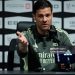 Xabi Alonso head coach of Real Madrid during the press conference and training ahead to the Spanish Super Cup semi-final match between Atletico de Madrid and Real Madrid at King Abdullah Sports City Hall Stadium on January 7, 2026 in Jeddah, Saudi Arabia. (Photo by Jose Breton/Pics Action/NurPhoto via Getty Images)