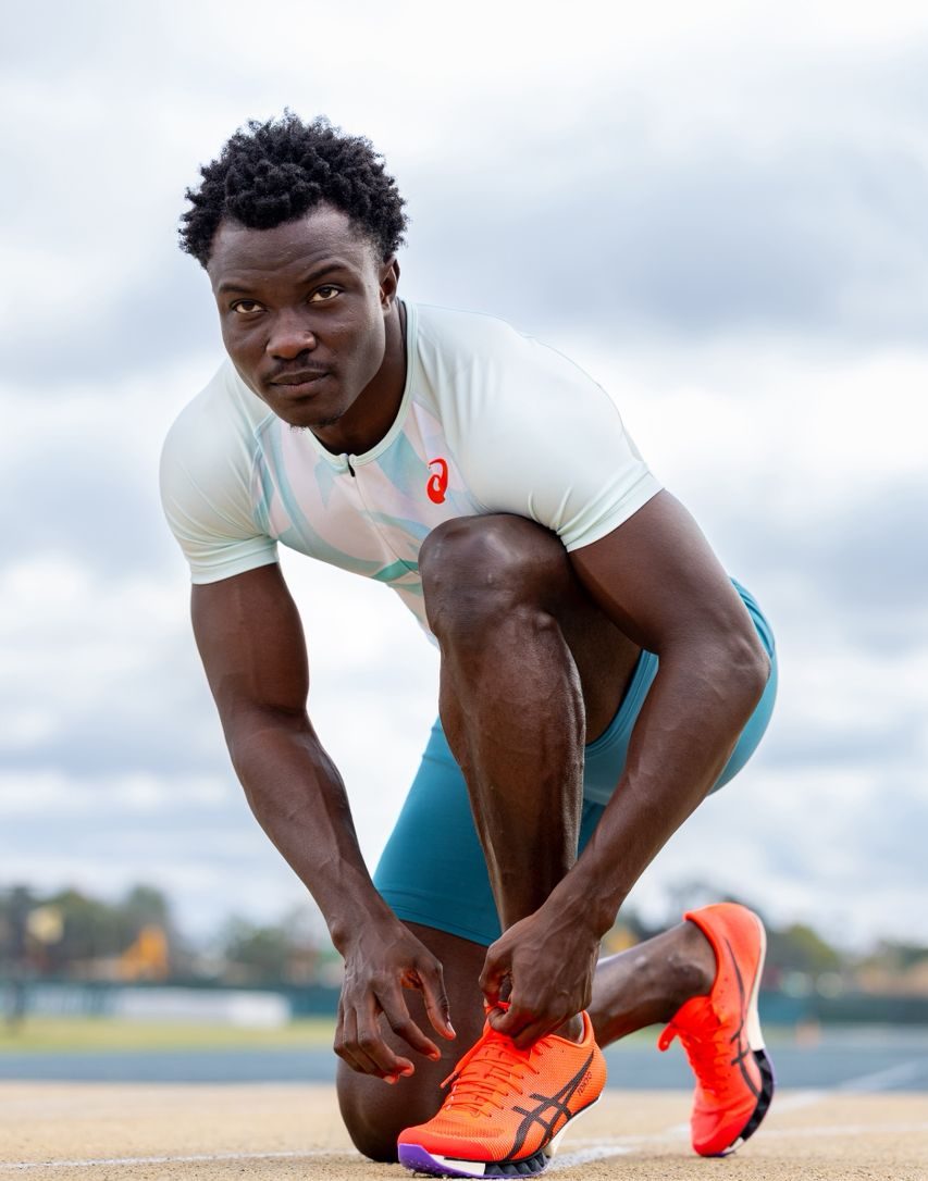 ASICS signs Ghana’s Fastest Man Rasheed Saminu