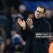 Chelsea's manager Liam Rosenior applauds his side's supporters at the end of the match during the Premier League match between Chelsea and Leeds United (Photo by Andrew Kearns - CameraSport via Getty Images)