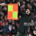 Arsenal's Spanish manager Mikel Arteta gestures on the touchline during the English Premier League football match between Arsenal and Sunderland (Photo by Glyn KIRK / AFP via Getty Images)