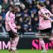 Abdul Fatawu of Leicester City celebrates with Oliver Skipp of Leicester City after scoring to make it 1-1 during the Sky Bet Championship match between Birmingham City and Leicester City (Photo by Plumb Images/Leicester City FC via Getty Images)