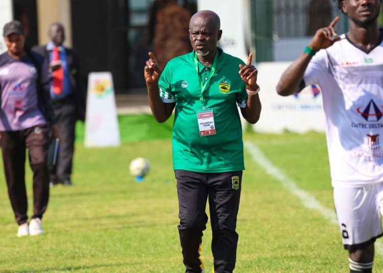 Kotoko Interim Head Coach Prince Owusu Photo Courtesy: AKSC