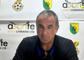 Bibiani Gold Stars head coach Fritz Schmid