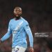 Antoine Semenyo of Manchester City during the Premier League match between Liverpool and Manchester City (Photo by Michael Regan/Getty Images)