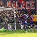 Evann Guessand of Crystal Palace celebrates scoring his team's first goal during the Premier League match between Crystal Palace and Wolverhampton Wanderers at Selhurst Park on February 22, 2026 in London, England. (Photo by Luke Hales/Getty Images)