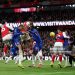 LONDON, ENGLAND - MARCH 01: Jurrien Timber of Arsenal scores his team's second goal past Robert Sanchez of Chelsea during the Premier League match between Arsenal and Chelsea at Emirates Stadium on March 01, 2026 in London, England. (Photo by Justin Setterfield/Getty Images)