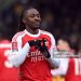 Eberechi Eze of Arsenal celebrates scoring his team's second goal during the Emirates FA Cup Fifth Round match between Mansfield Town and Arsenal (Photo by Stuart MacFarlane/Arsenal FC via Getty Images)