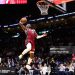 Bam Adebayo #13 of the Miami Heat dunks the ball against the Washington Wizards during the third quarter of the game (Photo by Megan Briggs/Getty Images)
