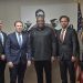 Ghana's Ambassador to the United States of America, Victor Smith (middle) with members of White House Task Force