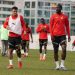 Königsdörffer in camp now ahead of friendlies . Photo Courtesy : GFA