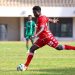 Kotoko's Seth Kwadwo in action against Karela Photo Courtesy: Kotoko