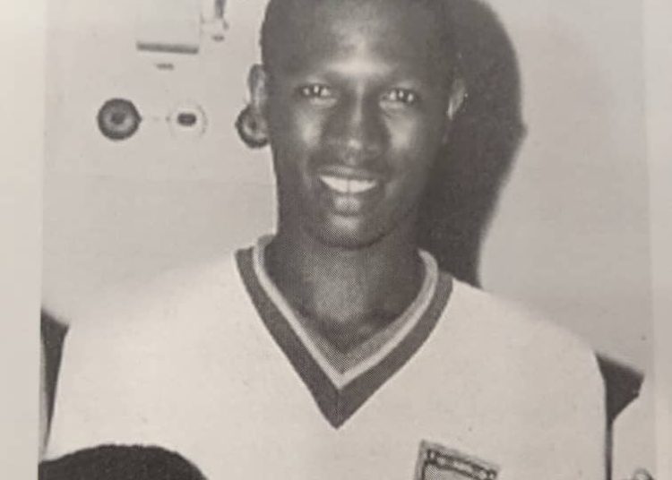 Black stars defender , Dogo Moro in Ghana's first Black stars Jersey in 1959. Photo Courtesy: Saddick Adams X