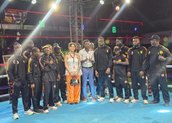 PKO Boxing head, Edward Osei with his boxers