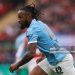 Antoine Semenyo of Manchester City  during the Carabao Cup Final match between Arsenal and Manchester City (Photo by Catherine Ivill - AMA/Getty Images)