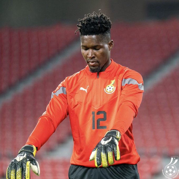Joseph Anang with Black stars 