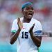 Rasheedat Ajibade of Nigeria during the Women's group C match between Spain and Nigeria during the Olympic Games Paris 2024 (Photo by Eddie Keogh - FIFA/FIFA via Getty Images)