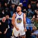 Stephen Curry #30 of the Golden State Warriors celebrates during the game against the LA Clippers during the SoFi Play-In Tournament (Photo by Adam Pantozzi/NBAE via Getty Images)