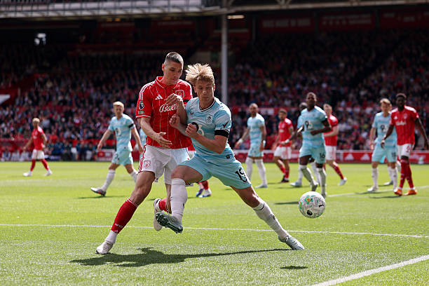 Nottingham Forest-Burnley-EPL-Morgan Gibbs White 