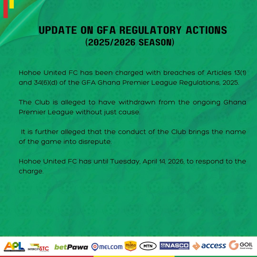 GFA -HOHOE United 