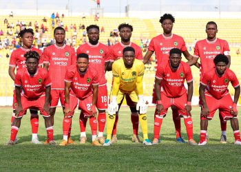 Kumasi Asante Kotoko starting lineup against Samartex Photo Courtesy: AKSC