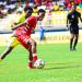 Kotoko's Lawrence Kyie Manu (with ball) in action against Medeama Photo Courtesy: AKSC