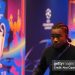 Ademola Lookman of Atletico de Madrid arrives at the stadium prior to the UEFA Champions League 2025/26 Quarter-Final First Leg match between FC Barcelona and Club Atlético de Madrid (Photo by Alex Caparros - UEFA/UEFA via Getty Images)