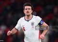 Harry Maguire of England during the international friendly match between England and Japan (Photo by Marc Atkins/Getty Images)