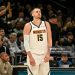 Nikola Jokic (15) of the Denver Nuggets stands on the court befuddled as the Minnesota Timberwolves do everything to take the advantage during the second quarter (Photo by AAron Ontiveroz/The Denver Post)