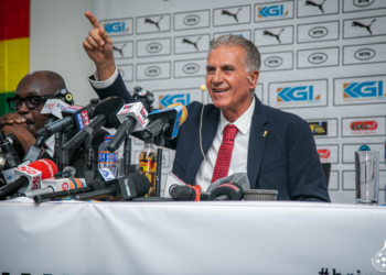 Black Stars head coach Carlos Queiroz Photo Courtesy: GFA