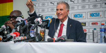 Black Stars head coach Carlos Queiroz Photo Courtesy: GFA