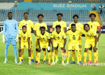 Ghana U-20 team. Photo credit: GFA