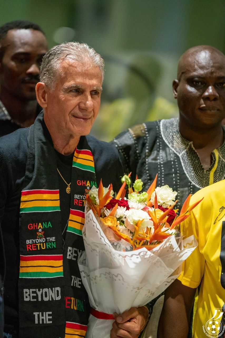 Queiroz touches down: World Cup mission begins in Accra