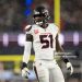 Will Anderson Jr. #51 of the Houston Texans looks on during an NFC Divisional Playoff game against the New England Patriots (Photo by Michael Owens/Getty Images)