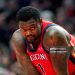 Zion Williamson #1 of the New Orleans Pelicans looks on during the second half against the Portland Trail Blazers (Photo by Soobum Im/Getty Images)