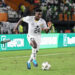 Ghana's forward #24 Ernest Nuamah runs with the ball during the Africa Cup of Nations (CAN) 2024 group B football match between Ghana and Cape Verde at the Felix Houphouet-Boigny Stadium in Abidjan on January 14, 2024. Photo by SIA KAMBOU/AFP via Getty Images