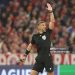 Referee Slavko Vincic gestures during the UEFA Champions League 2025/26 Quarter-Final Second Leg match between FC Bayern München and Real Madrid CF (Photo by Oliver Kaelke/DeFodi Images/DeFodi via Getty Images)