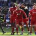 Players of Liverpool celebrate after the Premier League match between Everton and Liverpool at Hill Dickinson Stadium on April 19, 2026 in Liverpool, England. (Photo by James Gill - Danehouse/Getty Images)