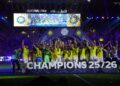 Al-Nassr FC celebrates after winning Saudi Pro League Title Photo Courtesy: Al-Nassr