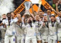 Aston Villa celebrate winning 2025-2026 Europa League title Photo Courtesy: Getty Images