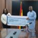 EcoBnak presenting Cheque for the Black stars fundraising committee ahead of the 2026 FIFA World Cup