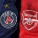 A view of the match shirts of PSG and Arsenal ahead of the UEFA Champions League Final between Paris Saint-Germain and Arsenal at the Puskas Arena on May 26, 2026 in Budapest, Hungary. (Photo by Michael Regan - UEFA/UEFA via Getty Images)