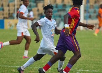 Shot from Hearts of Oak-Nations FC game Photo Courtesy: Hearts of Oak