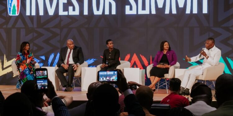 Kofi Adams addresses Basketball Africa League Investor Summit Photo Courtesy: Ministry of Sports and Recreation