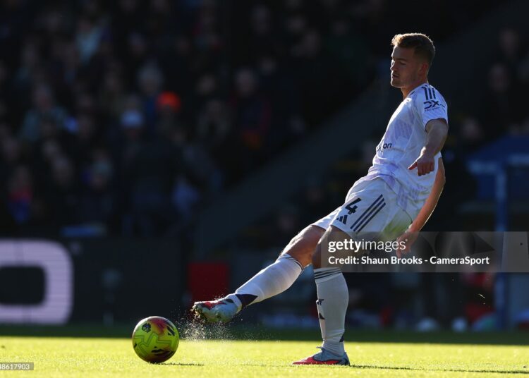 Matthijs de Ligt of Manchester Utd during the Premier League match between Crystal Palace and Manchester United (Photo by Shaun Brooks - CameraSport via Getty Images)